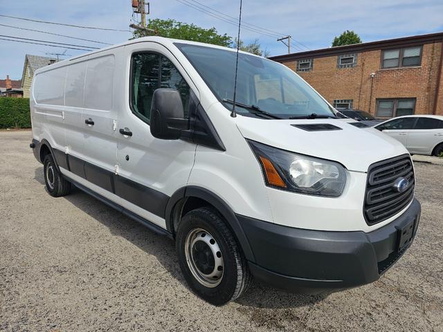 White 2017 Ford Transit Cargo 250 3dr LWB Low Roof Cargo Van with 60/40 Passenger Side Doors Van Rear-Wheel Drive Automatic