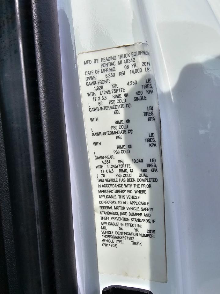 Ford Super Duty F-350 DRW XL 2WD Reg Cab 145" WB 60" CA 2019