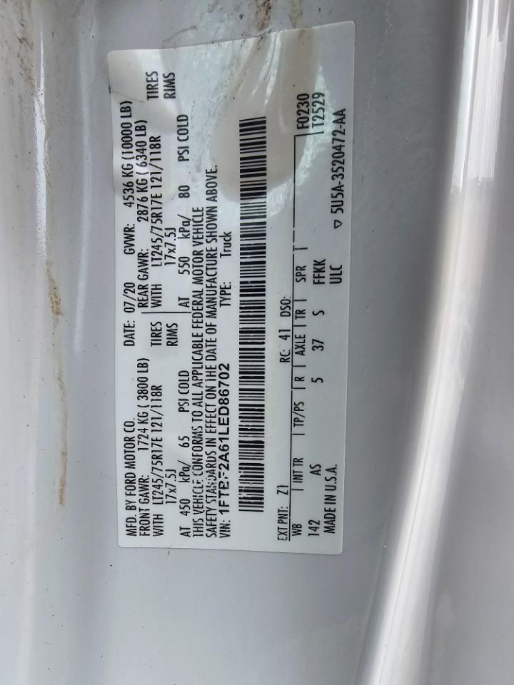 Ford Super Duty F-250 SRW XLT 2WD Reg Cab 8' Box 2020