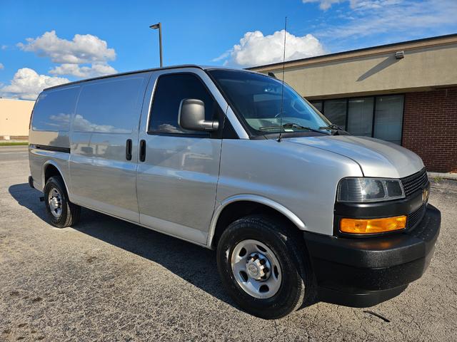 Silver 2019 Chevrolet Express Cargo Van Rear-Wheel Drive Automatic