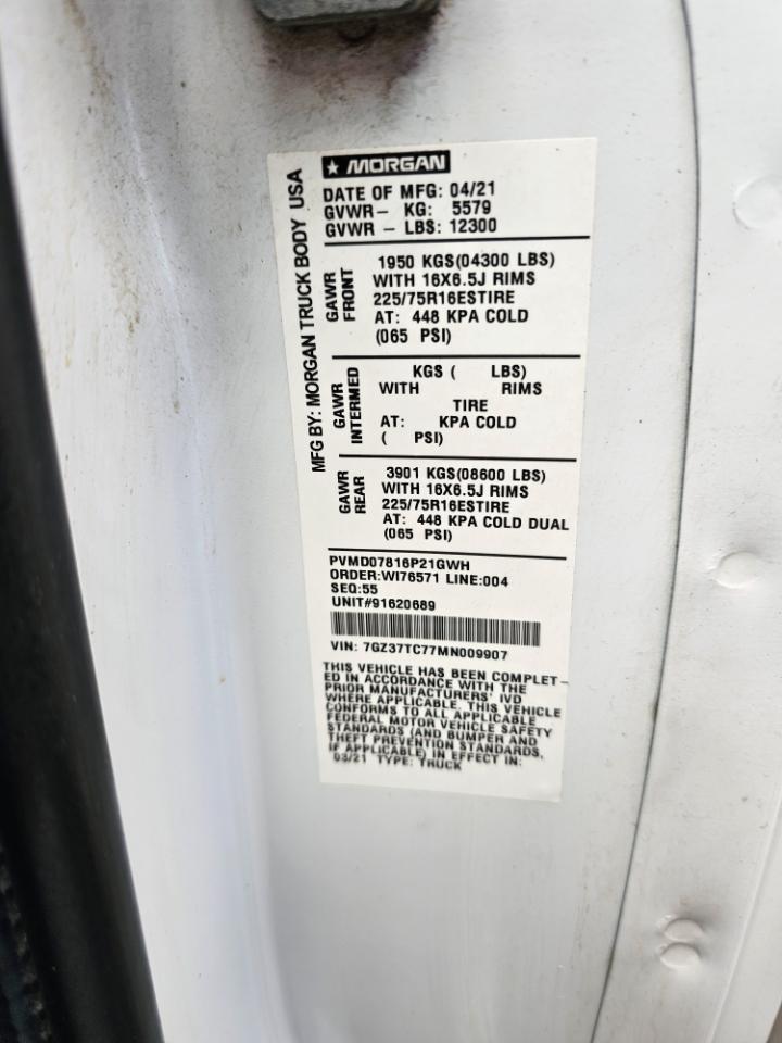 GMC Savana Commercial Cutaway 3500 Van 177" 2021
