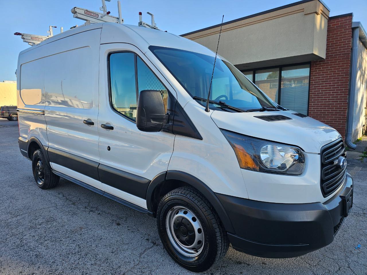 White 2018 Ford Transit Cargo Van Rear-Wheel Drive 6-Speed Automatic