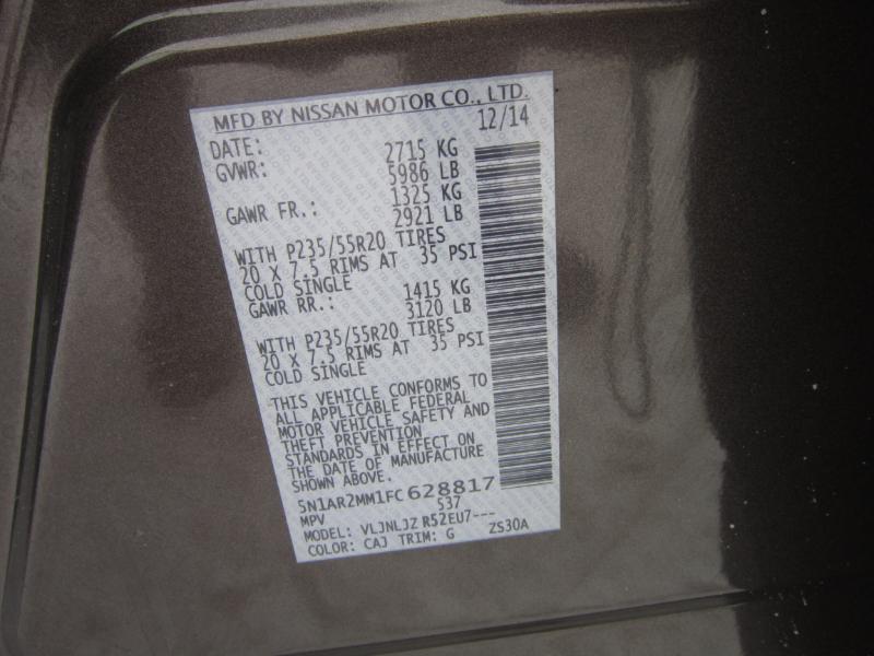 Nissan Pathfinder SV 4WD 2015