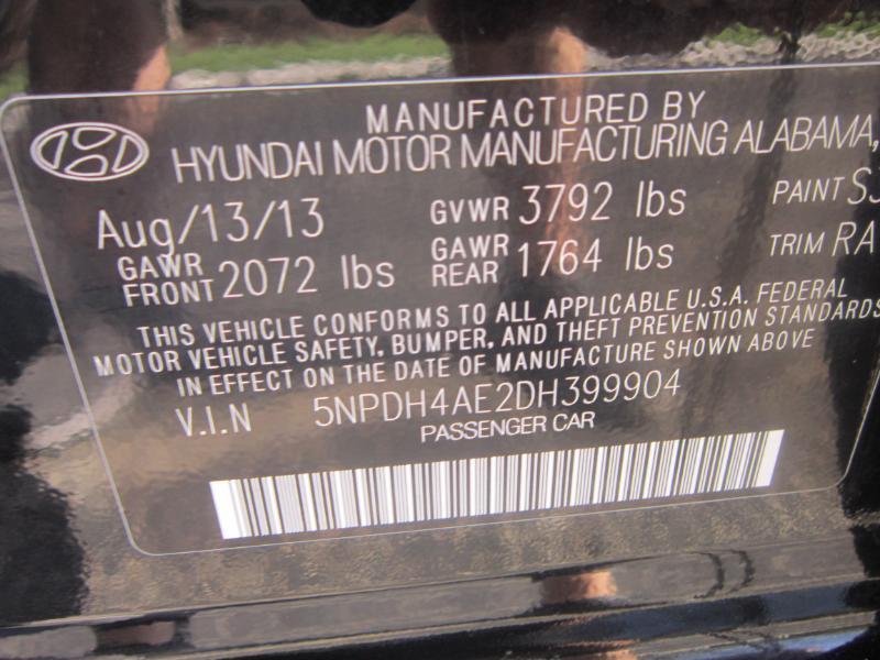 Hyundai Elantra Limited 2013