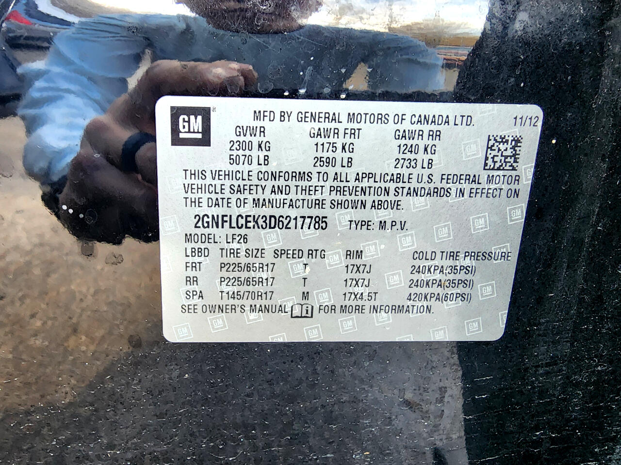 Chevrolet Equinox LS AWD 2013