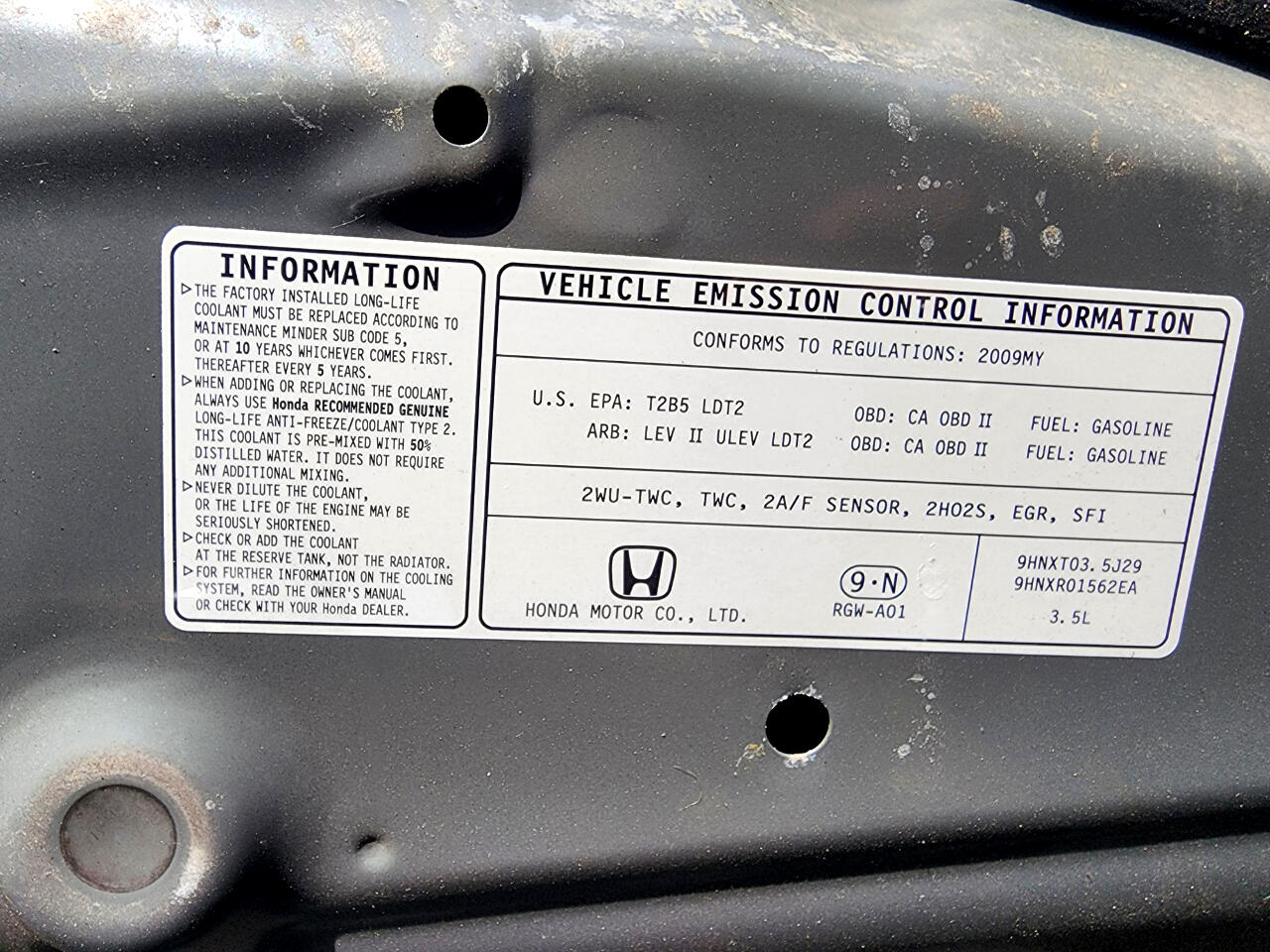 Honda Odyssey EX-L w/ DVD 2009