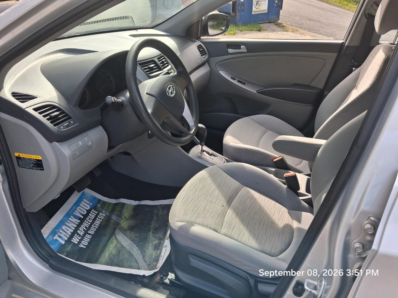 Hyundai Accent SE 4-Door 6A 2016