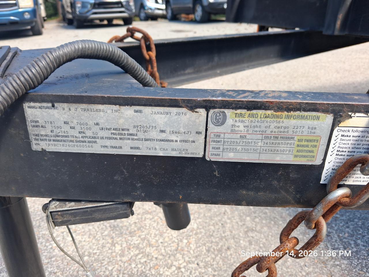 Trailer Car Hauler Base 2016