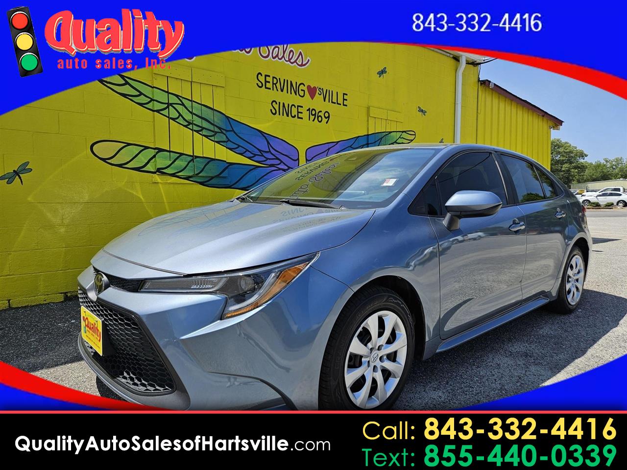 Used 2020 Toyota Corolla LE CVT (Natl) for Sale in Hartsville SC 29550