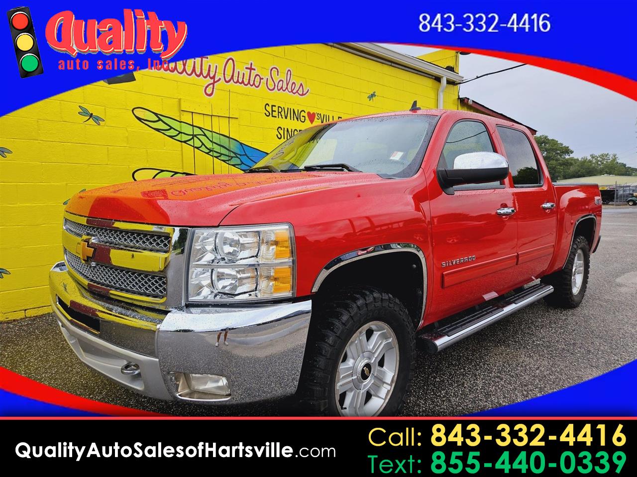 Used 2012 Chevrolet Silverado 1500 4WD Crew Cab 143.5" LT for Sale in