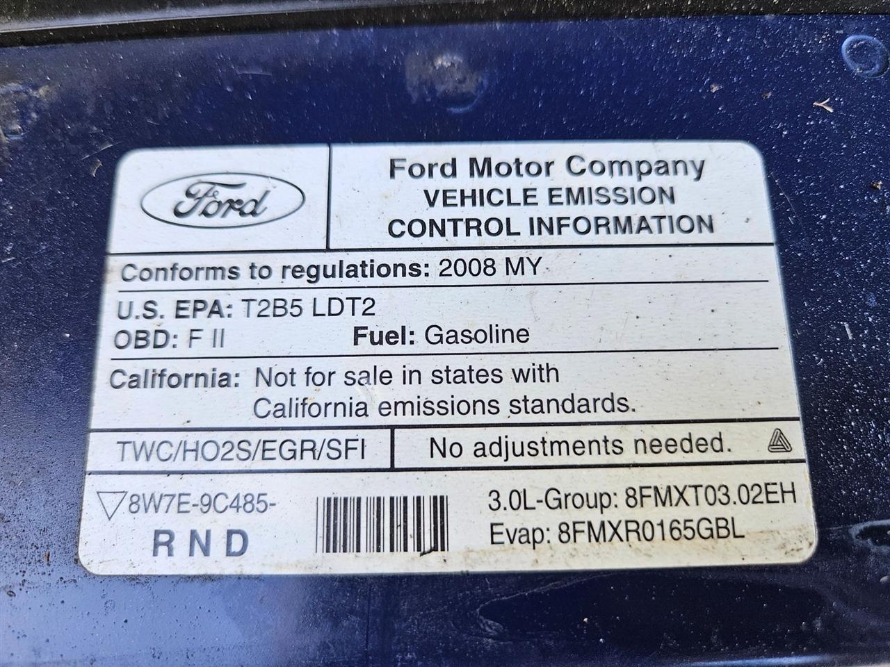 Ford Ranger 2WD 4dr SuperCab 126" Sport 2008