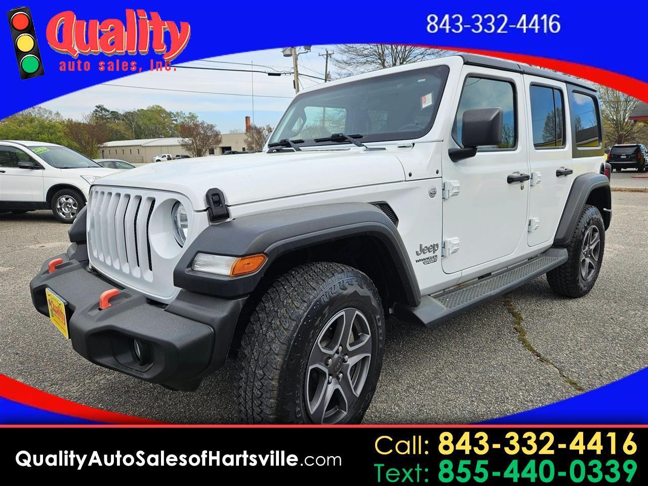 Jeep Wrangler Unlimited Sport S 4x4 2018
