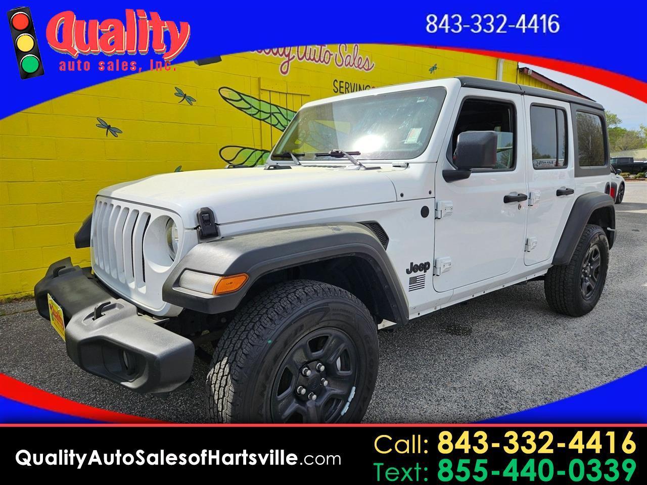 Jeep Wrangler Unlimited Sport 4x4 2019