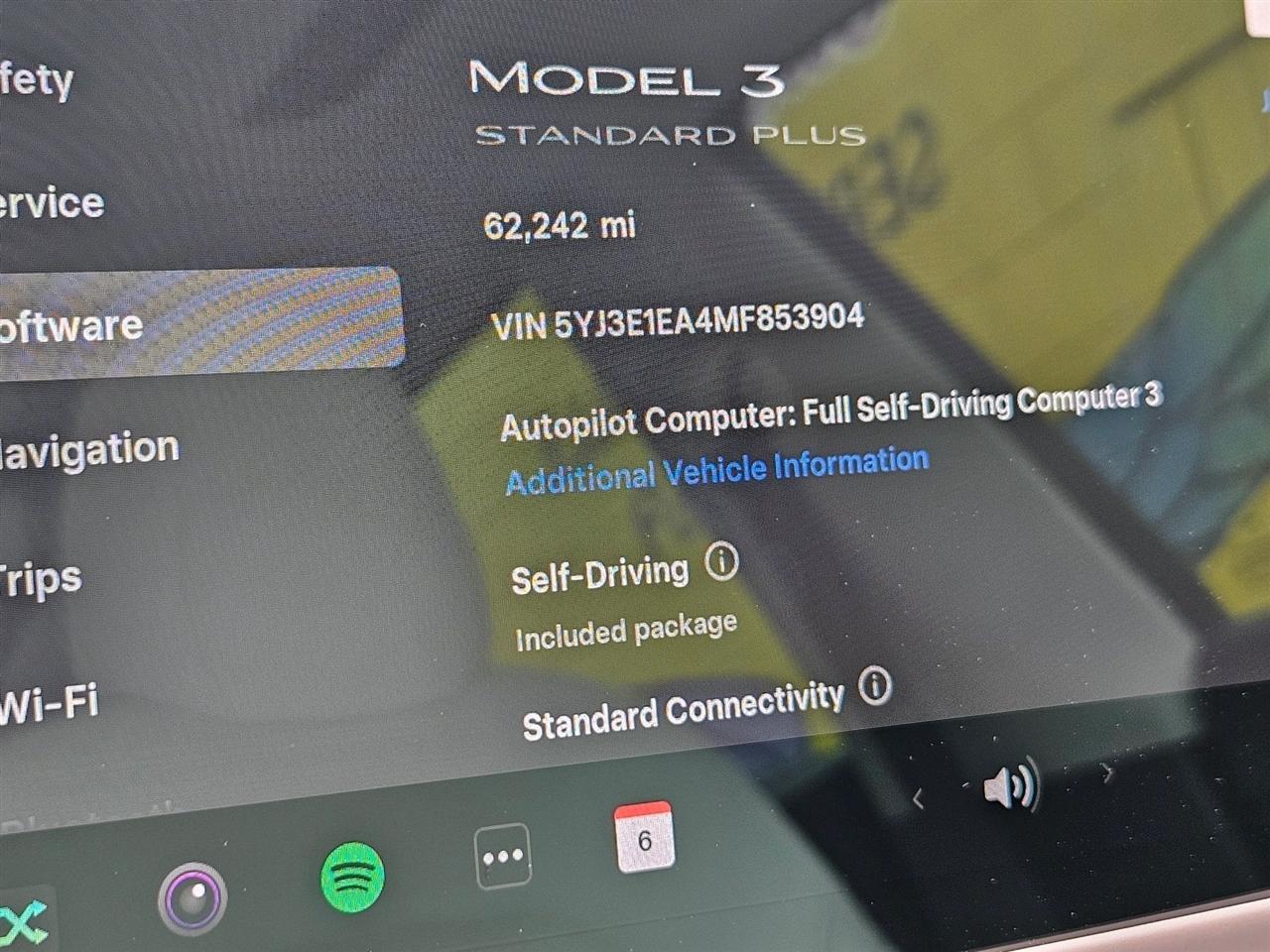 Tesla Model 3 Standard Range Plus RWD 2021