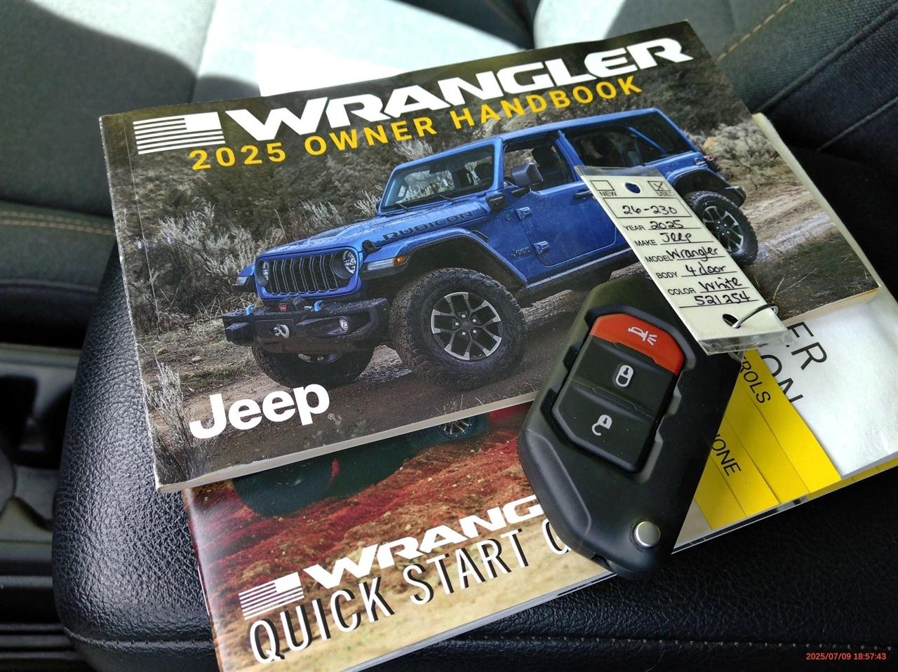 Jeep Wrangler Sport S 4 Door 4x4 2025