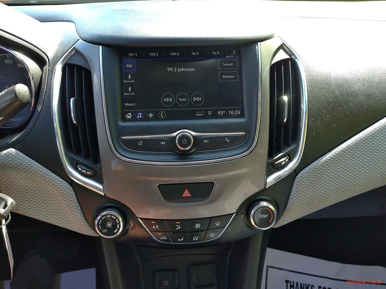 Chevrolet Cruze 4dr Sdn LS 2019