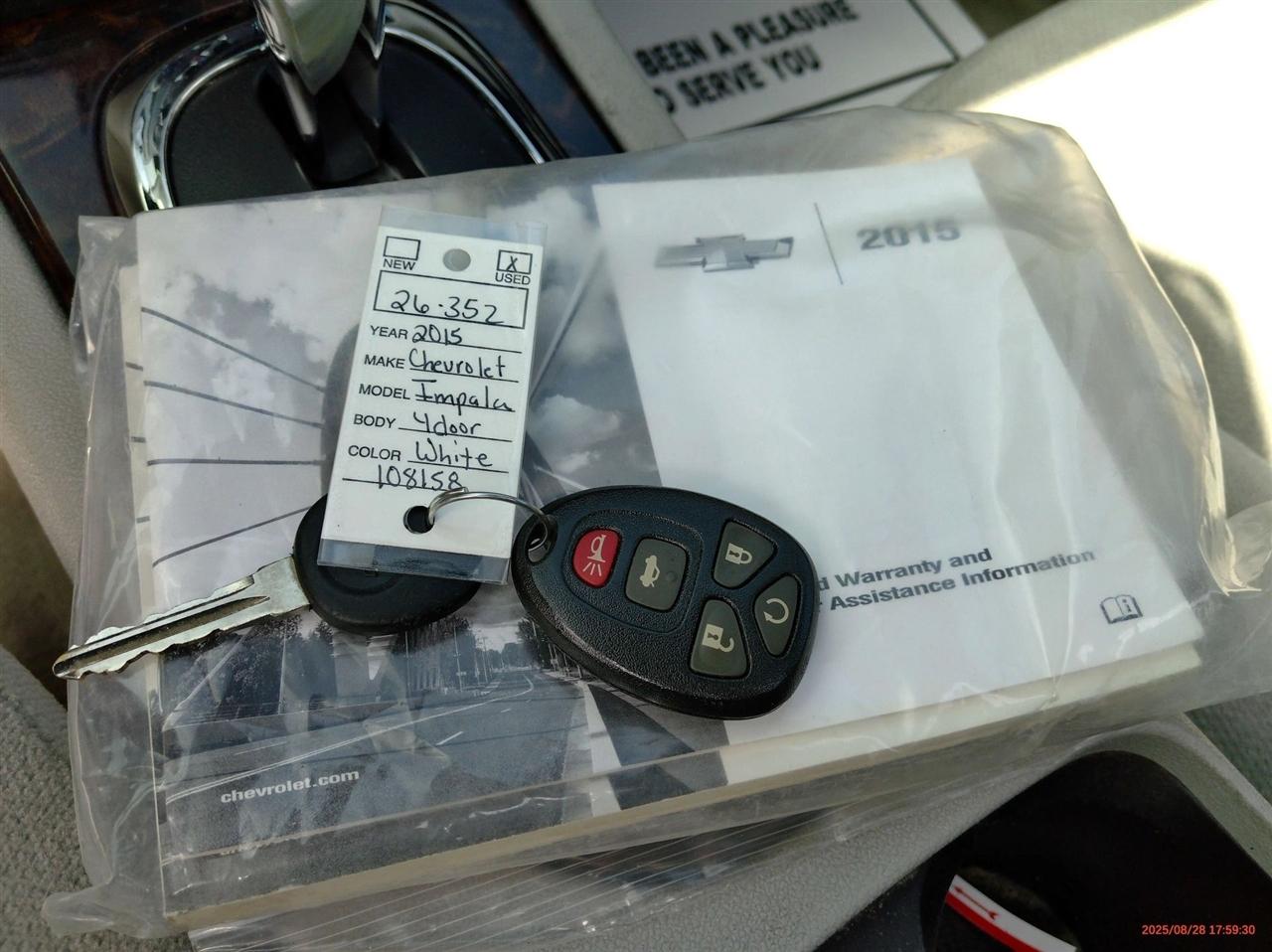 Chevrolet Impala Limited 4dr Sdn LT Fleet 2015