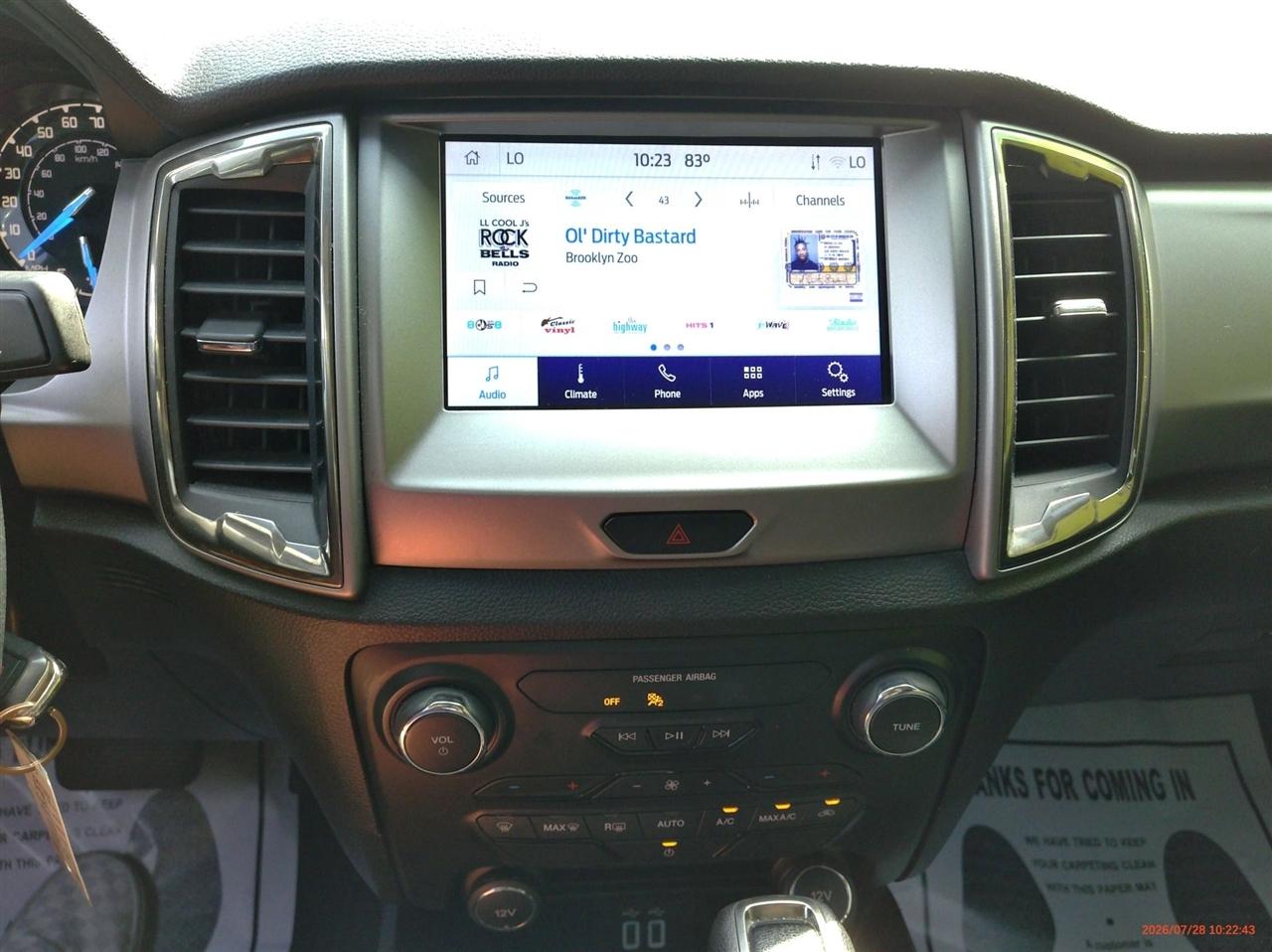 Ford Ranger LARIAT 4WD SuperCrew 5' Box 2020