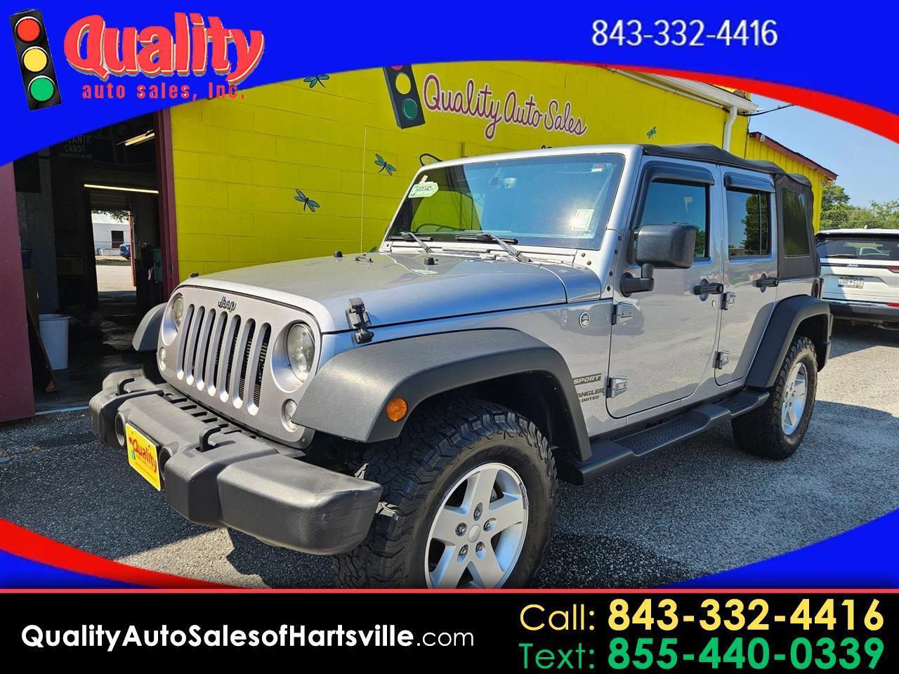 2016 Jeep Wrangler Unlimited 4WD 4dr Sport