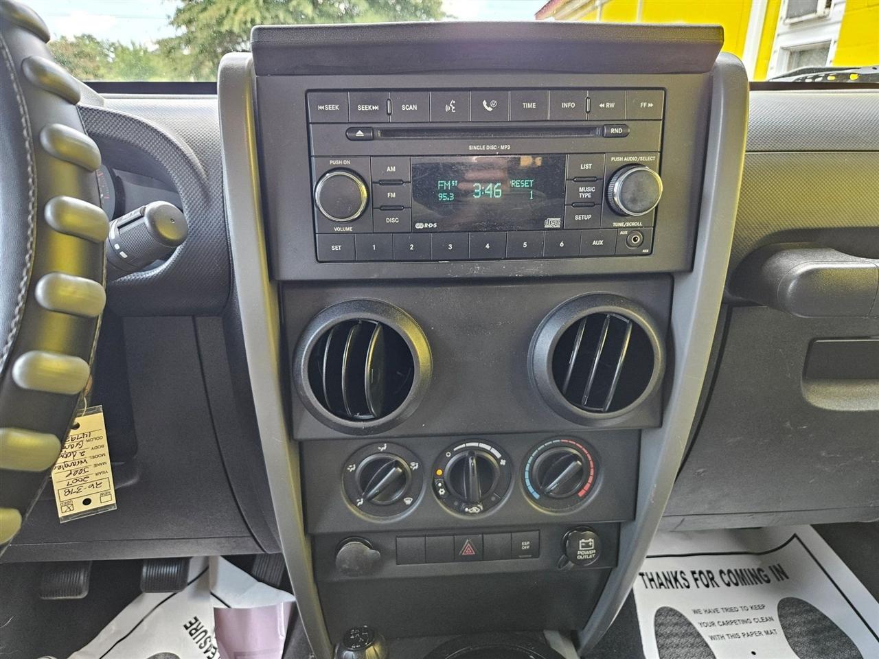 Jeep Wrangler 4WD 2dr X 2007
