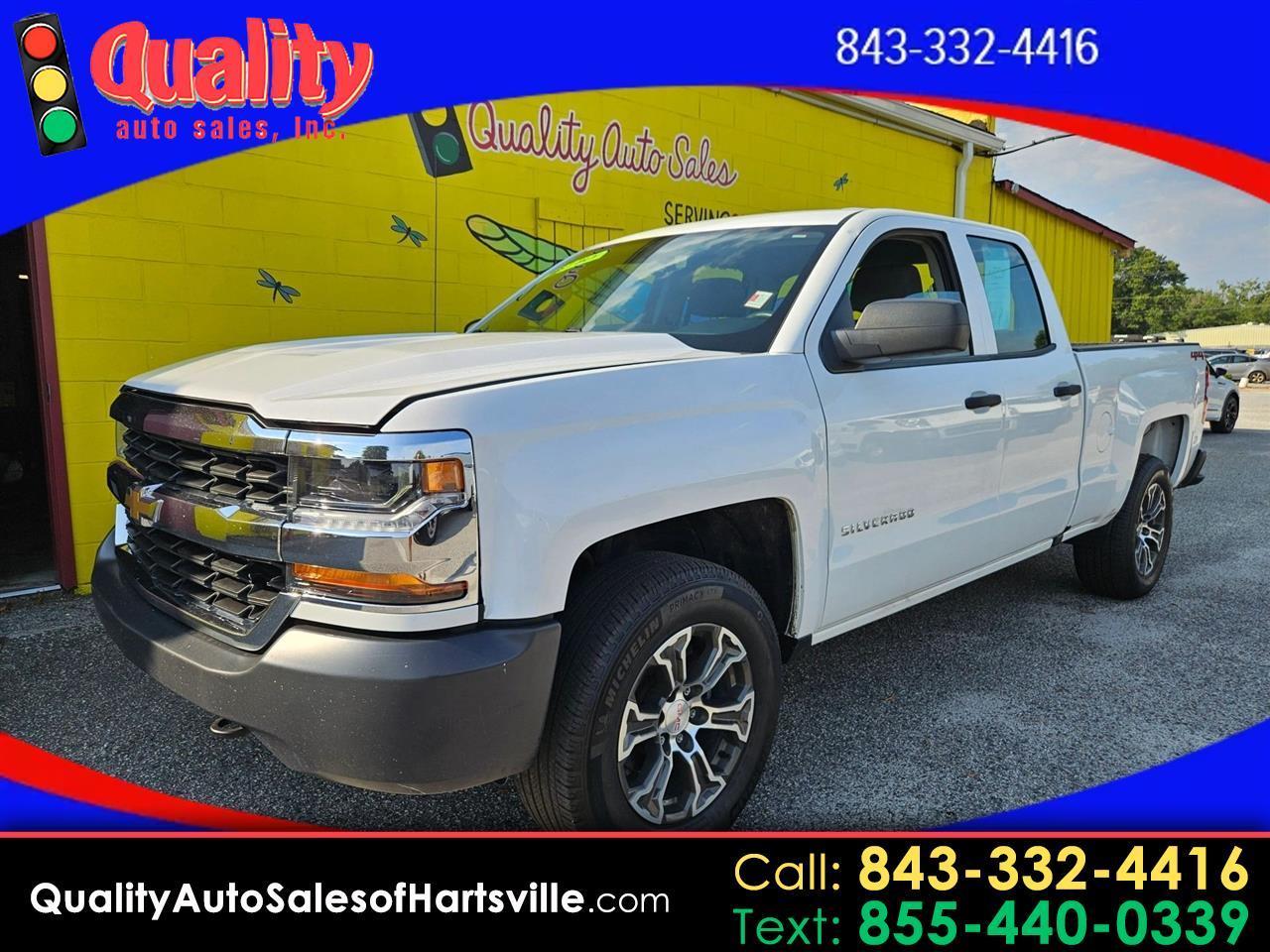 2018 Chevrolet Silverado 1500 4WD Double Cab 143.5" Work Truck