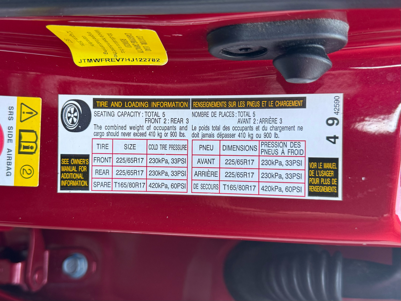 Toyota RAV4 XLE 2017