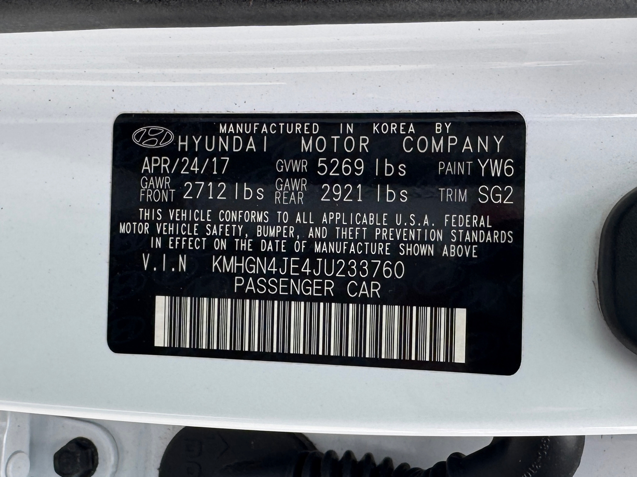 Genesis G80 3.8 2018