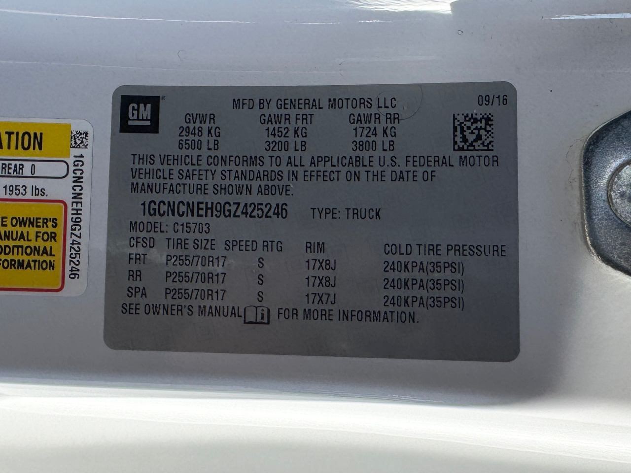 Chevrolet Silverado 1500 Work Truck 2016