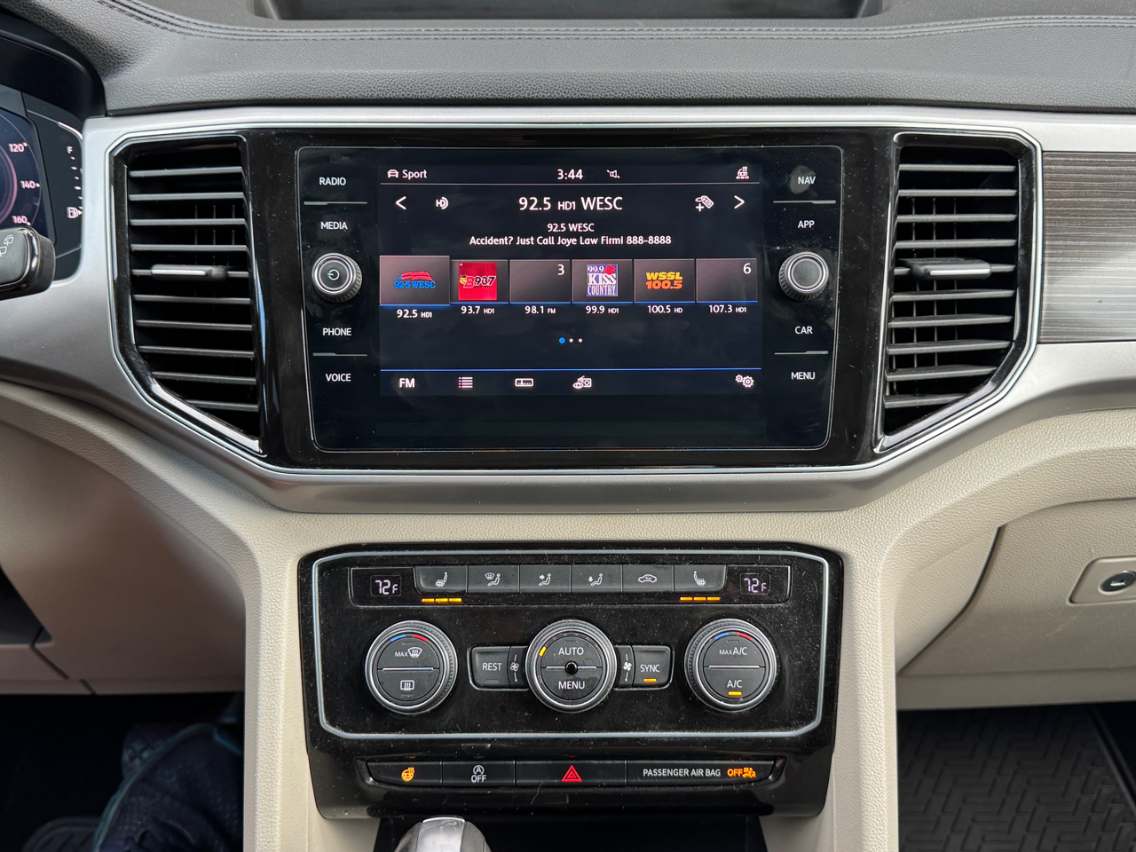 Volkswagen Atlas V6 SEL 4MOTION 2019