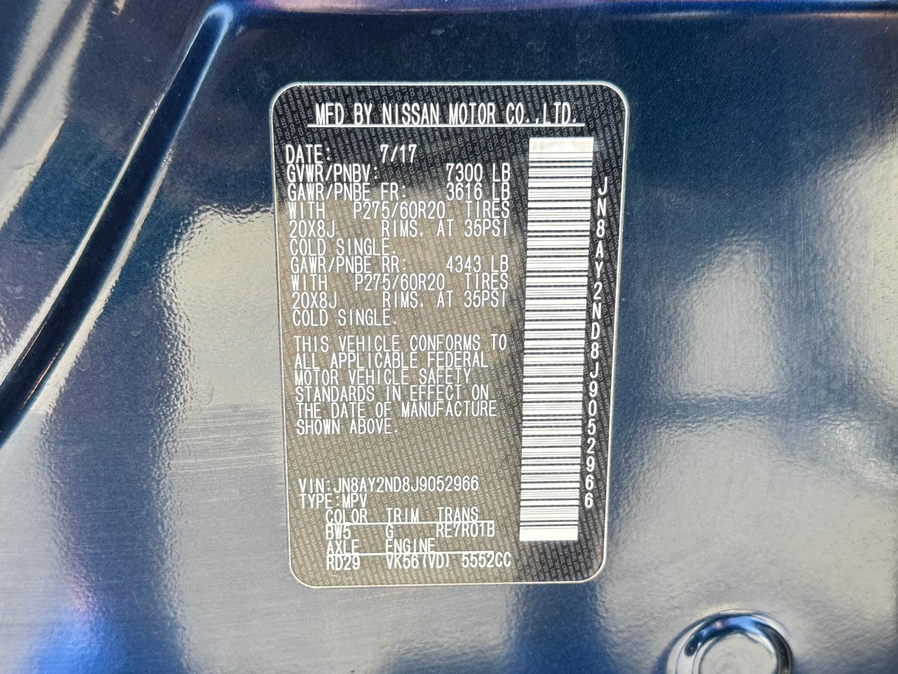 Nissan Armada SL 2018