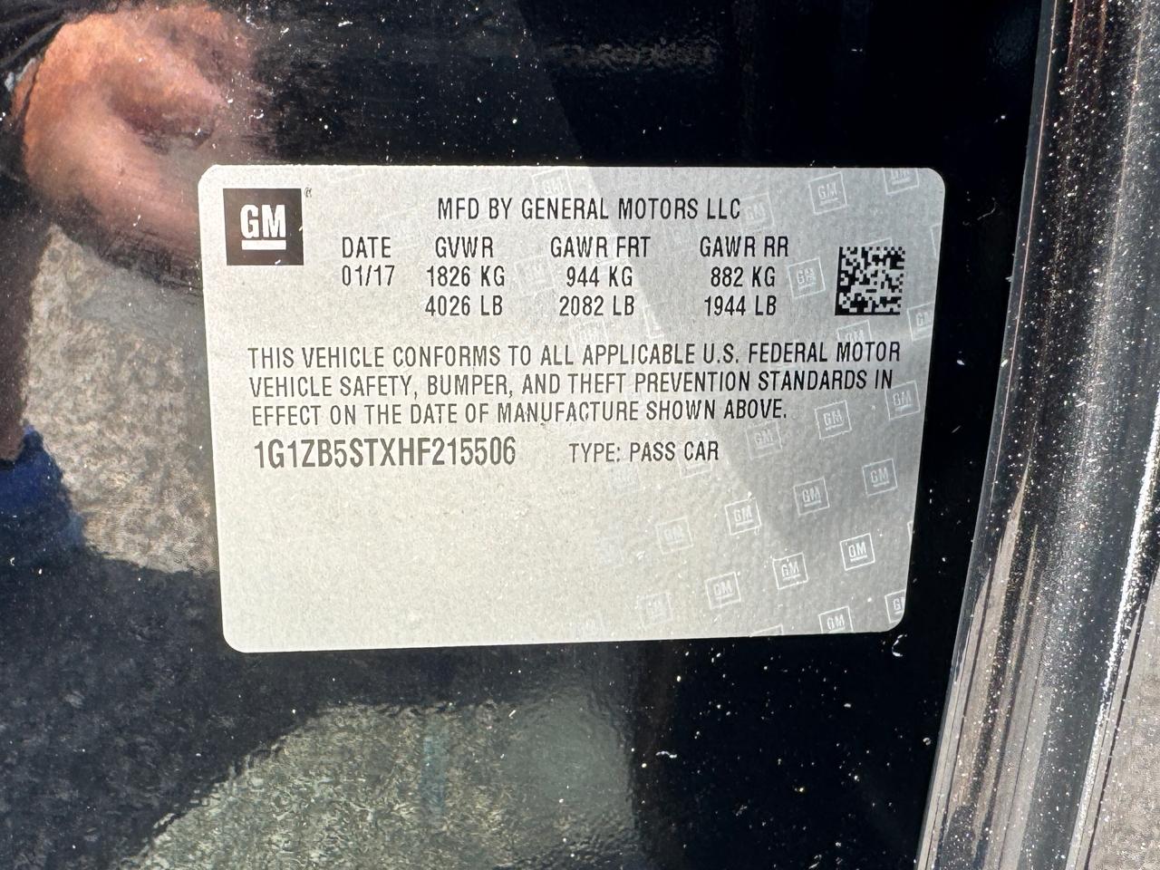 Chevrolet Malibu LS 2017