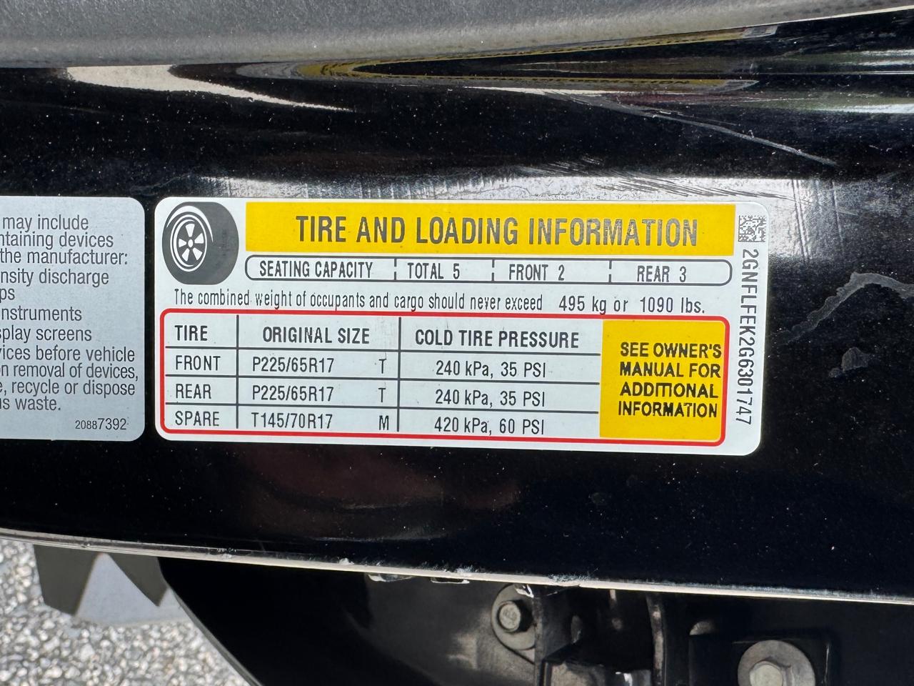 Chevrolet Equinox LT AWD 2016