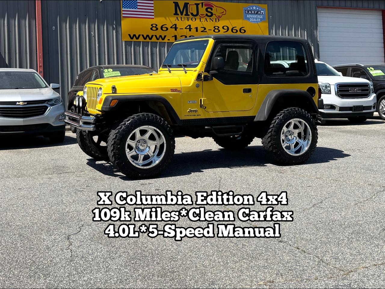 2004 Jeep Wrangler X Columbia Edition