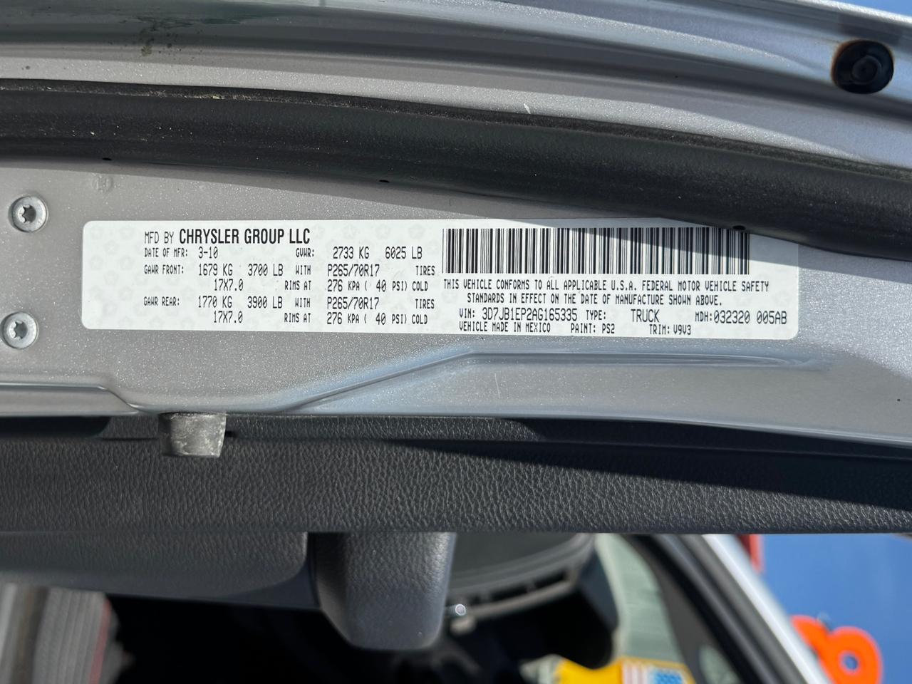 Dodge Ram 1500  2010