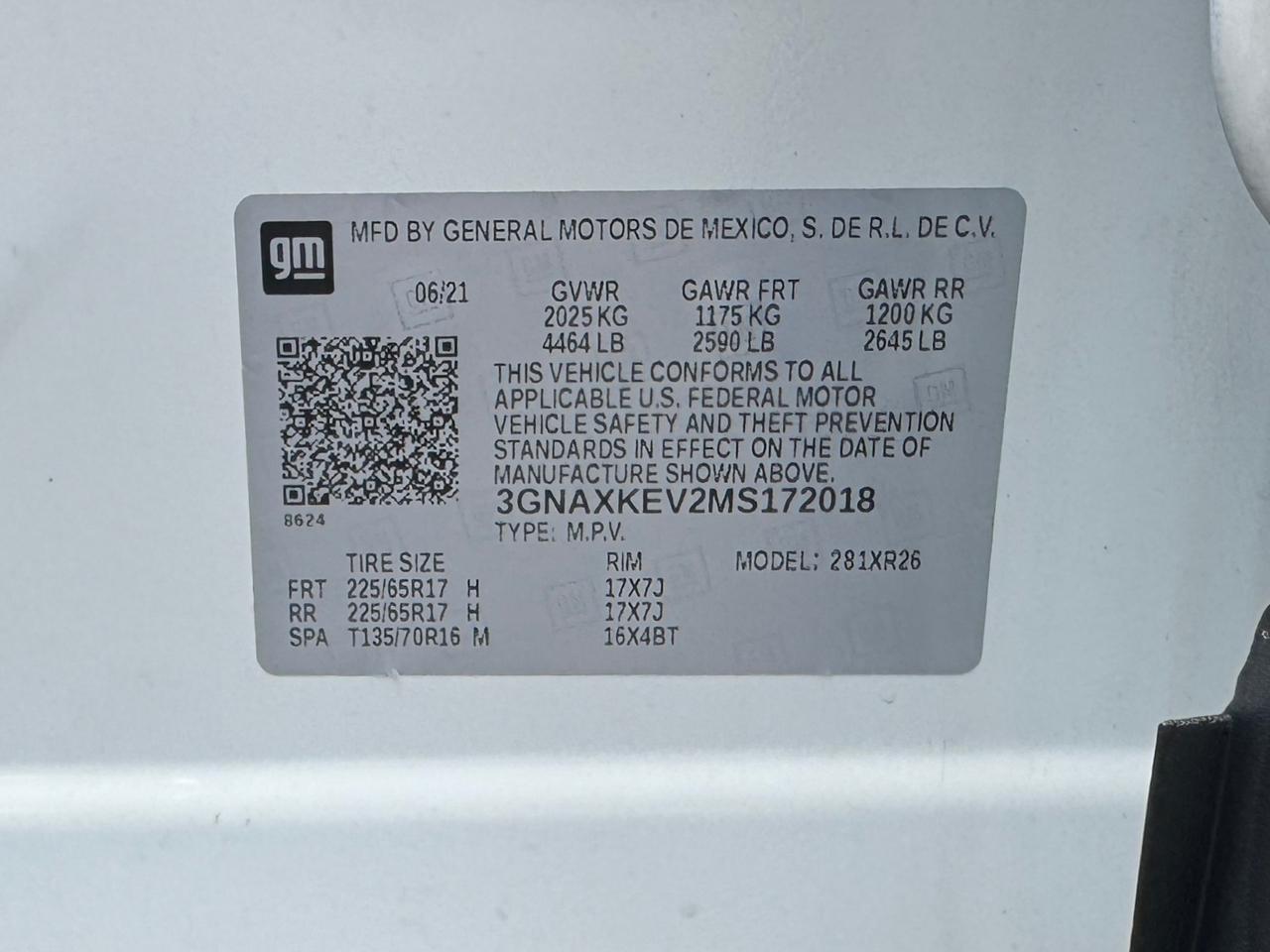 Chevrolet Equinox LT 2021