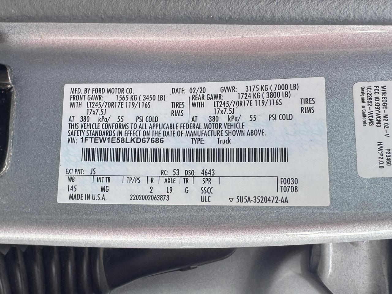 Ford F-150 XLT SuperCrew 4WD 2020