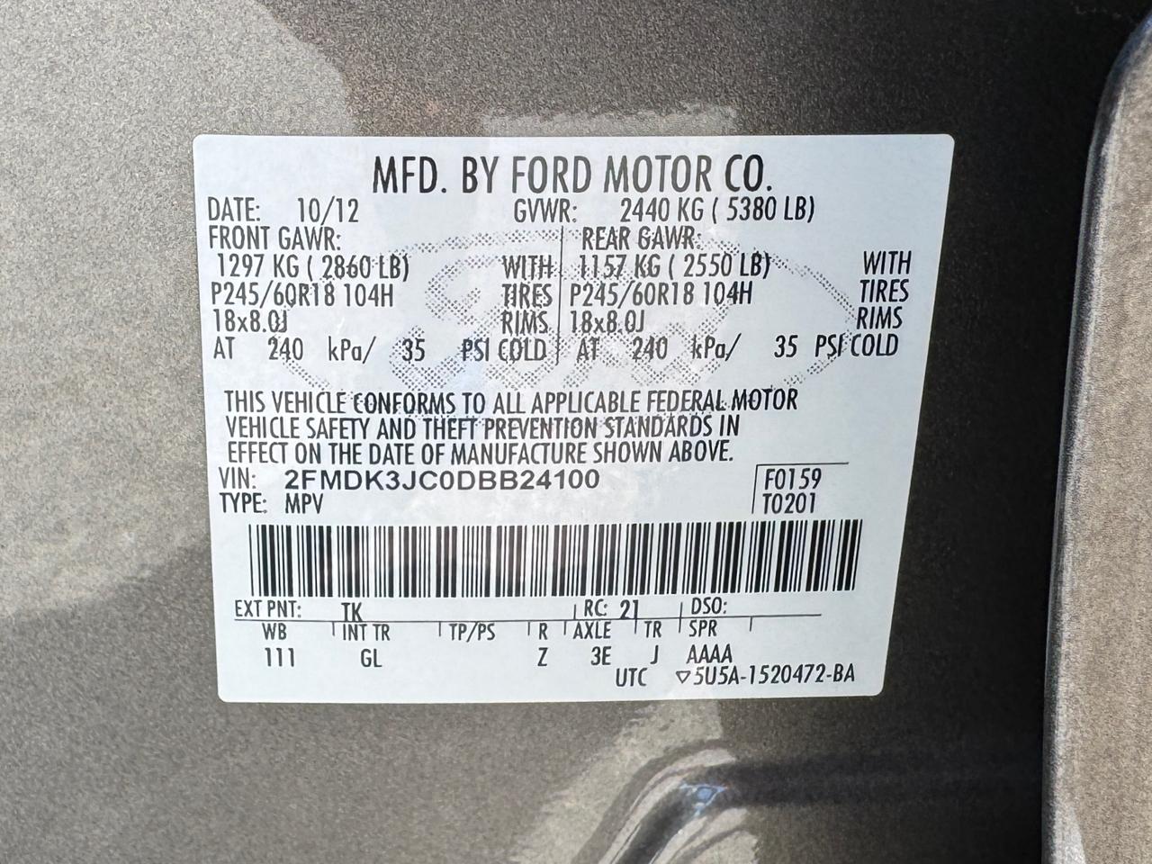 Ford Edge SEL 2013