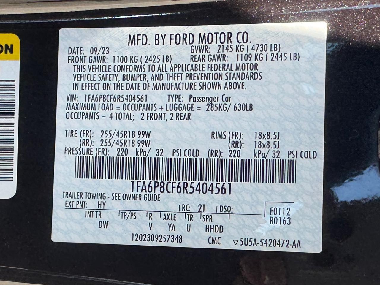 Ford Mustang GT 2024