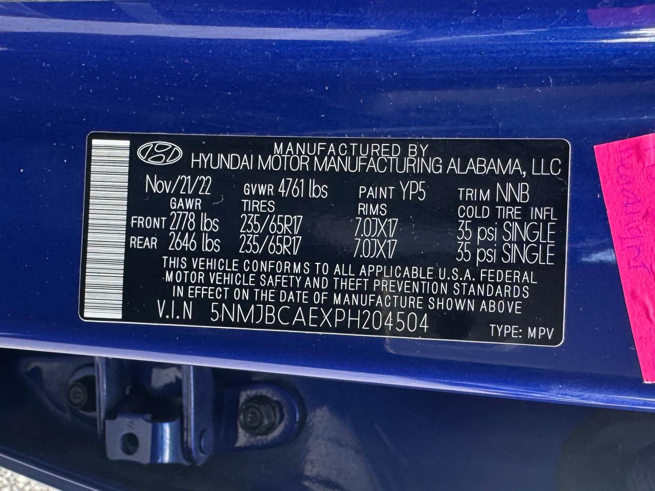 Hyundai Tucson SEL AWD 2023