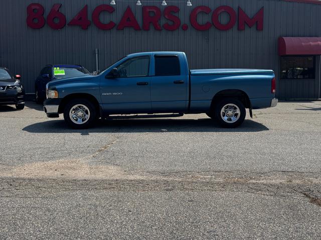 Blue 2003 Dodge RAM 1500 Pickup Truck Rear-Wheel Drive Automatic
