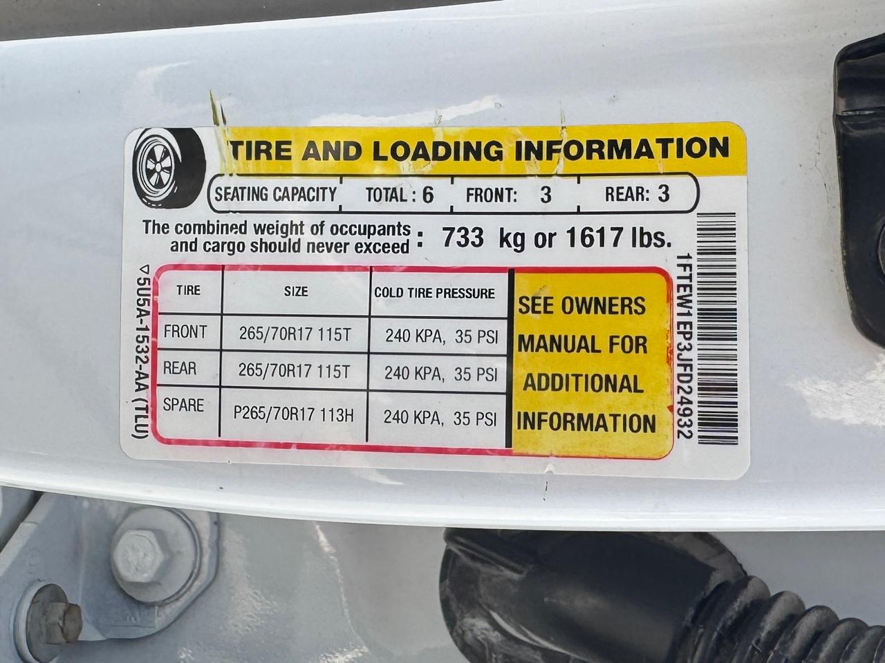 Ford F-150 XL SuperCrew 4WD 2018