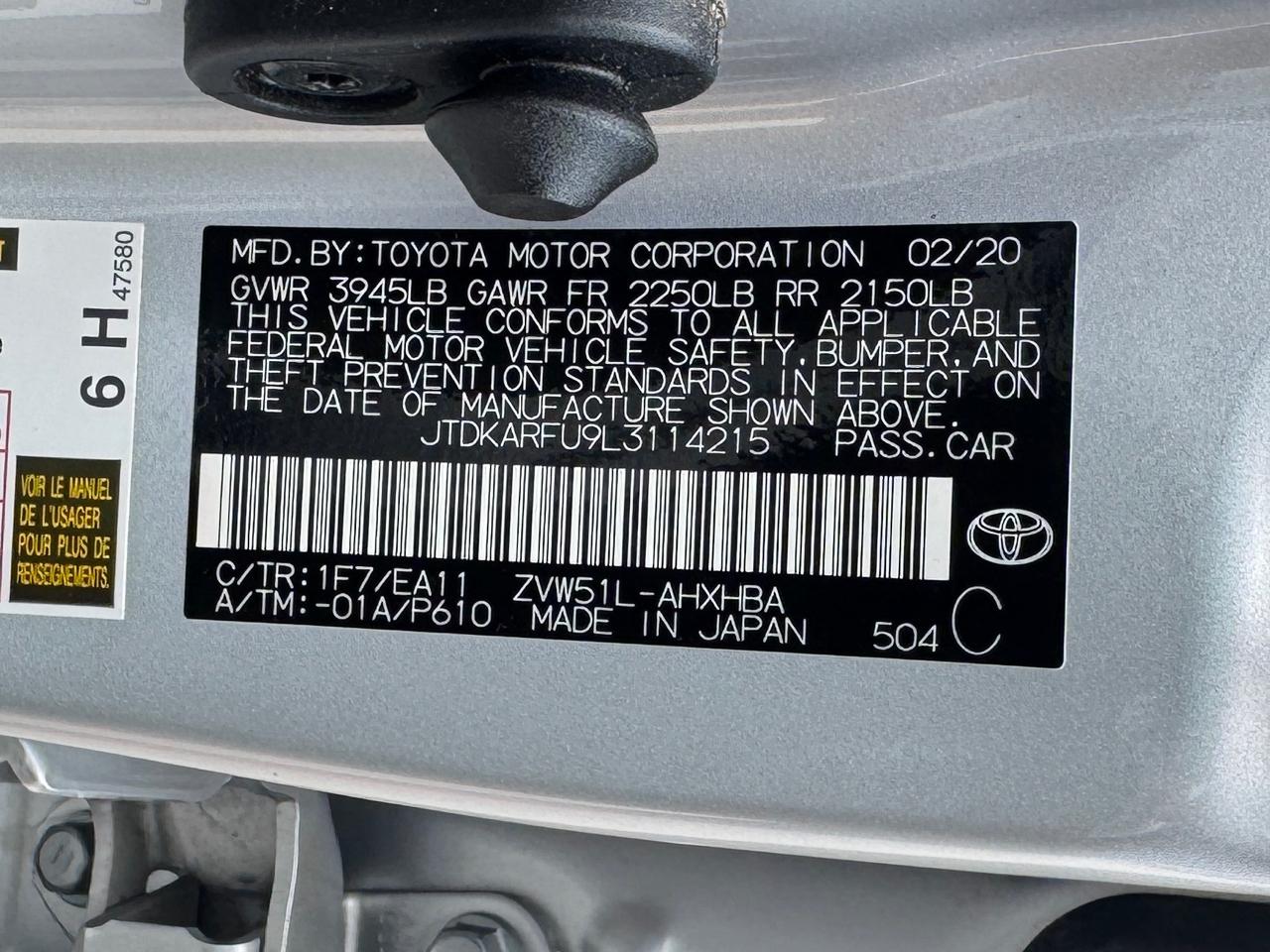 Toyota Prius Limited 2020