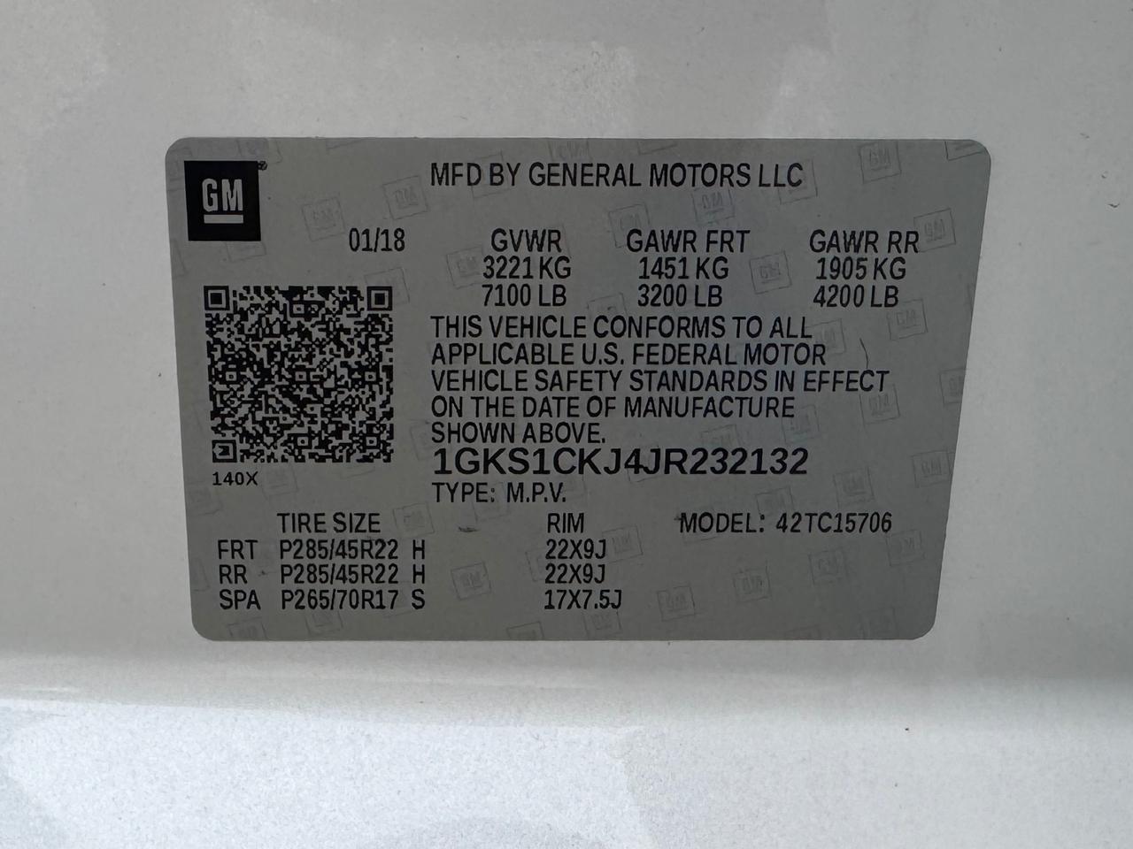 GMC Yukon Denali 2018