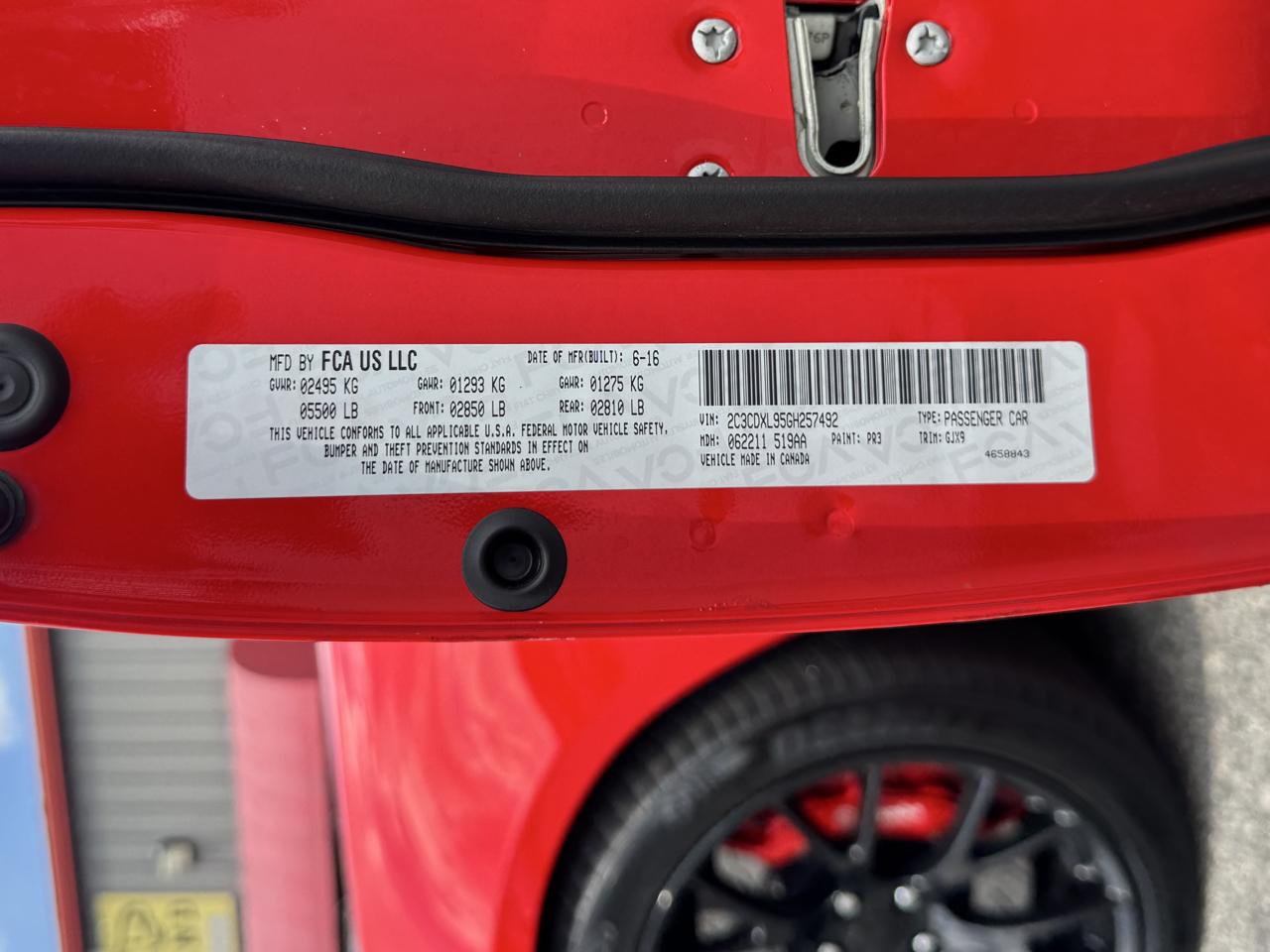 Dodge Charger SRT Hellcat 2016