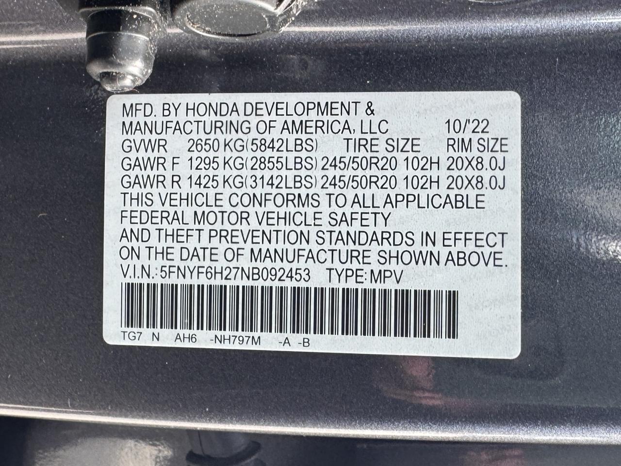 Honda Pilot  2022