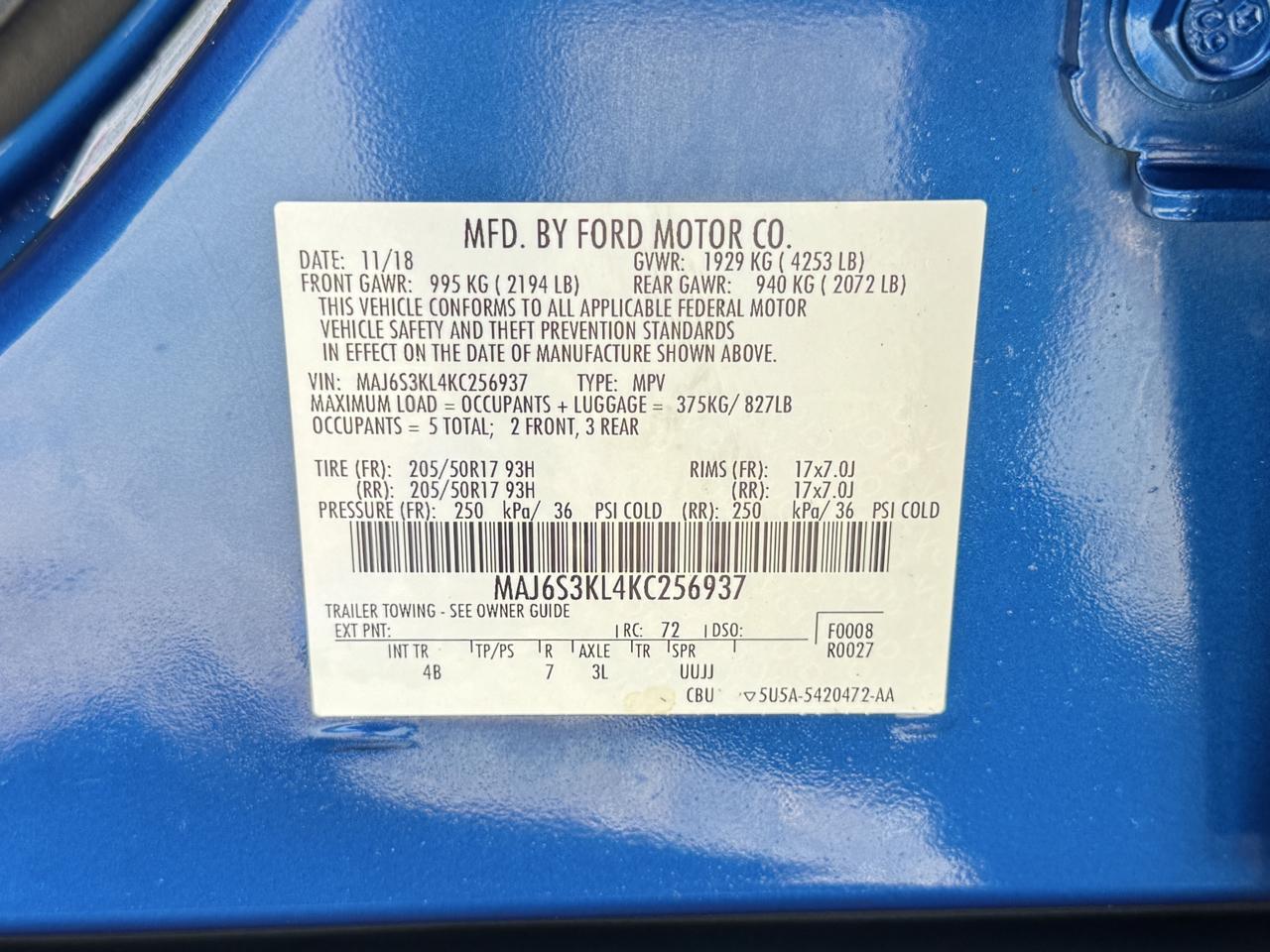 Ford EcoSport Titanium AWD 2019