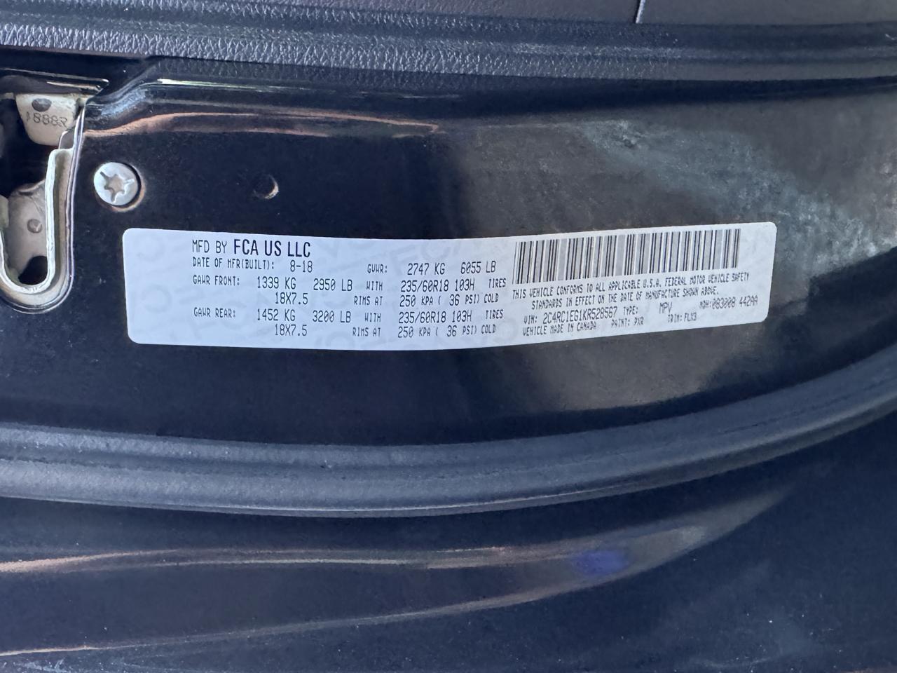Chrysler Pacifica Touring-L Plus 2019