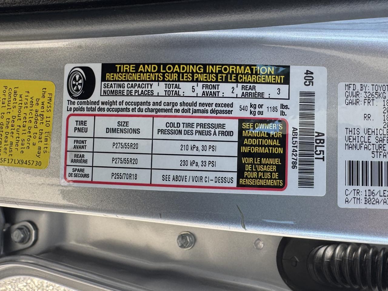 Toyota Tundra Platinum CrewMax 5.7L 4WD 2020