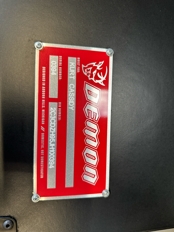 Dodge Challenger SRT Demon 2018