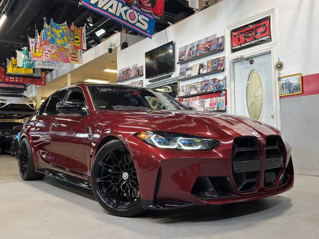 Red (Burgundy) 2023 BMW M3 Competition xDrive AWD Sedan All-Wheel Drive Automatic